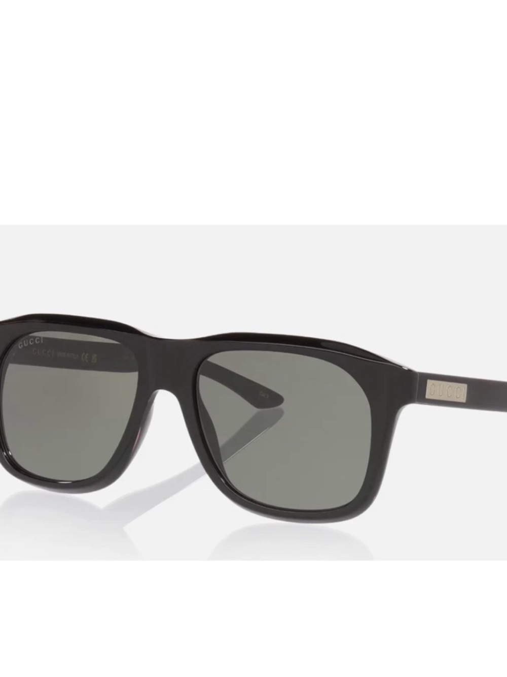 NEW Gucci GG2077S-001  Black Sunglasses 55-17-145